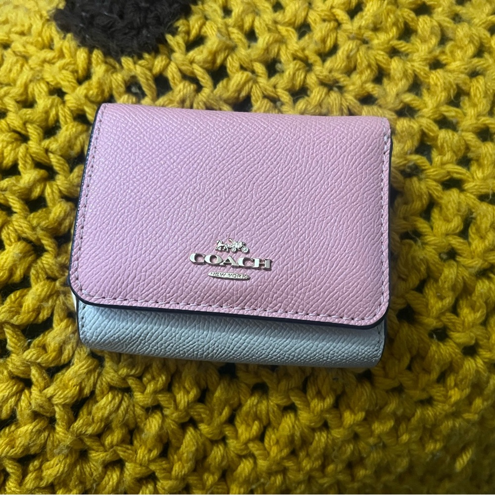 Coach Pink & Beige Wallet